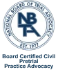 National Board of Trial Advocacy 1977 - Badge